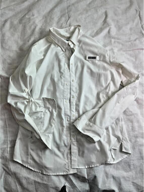 Columbia PFG Long Sleeve Performance Fishing Shirt Men's Size L